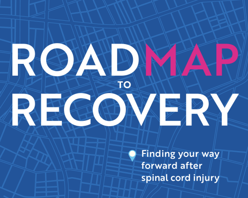Road to Recovery written on a blue background.
