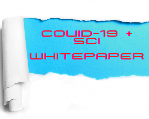 Covid-19 and SCI Whitepaper written on white paper